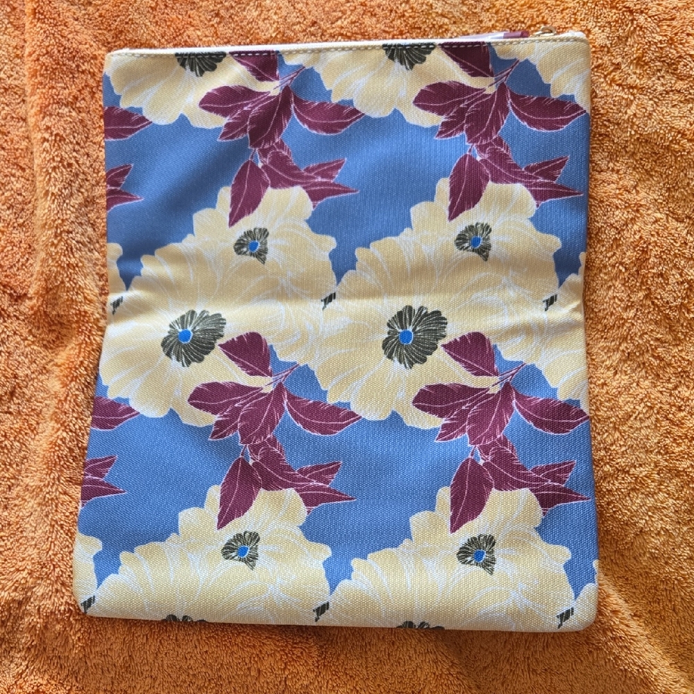 Rachel Pally Blue Floral Clutch